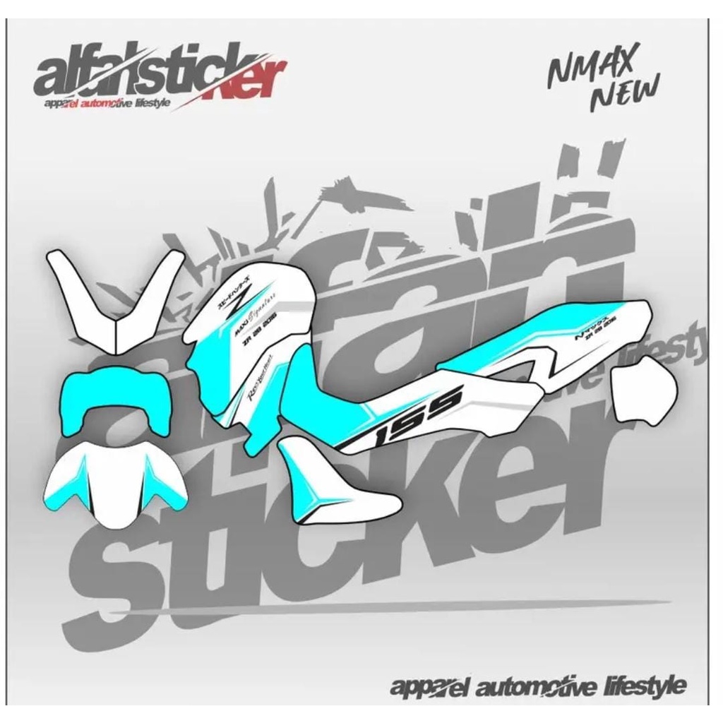 Stiker Motor Nmax New Full Body decal motor nmax 2020 sticker motor variasi