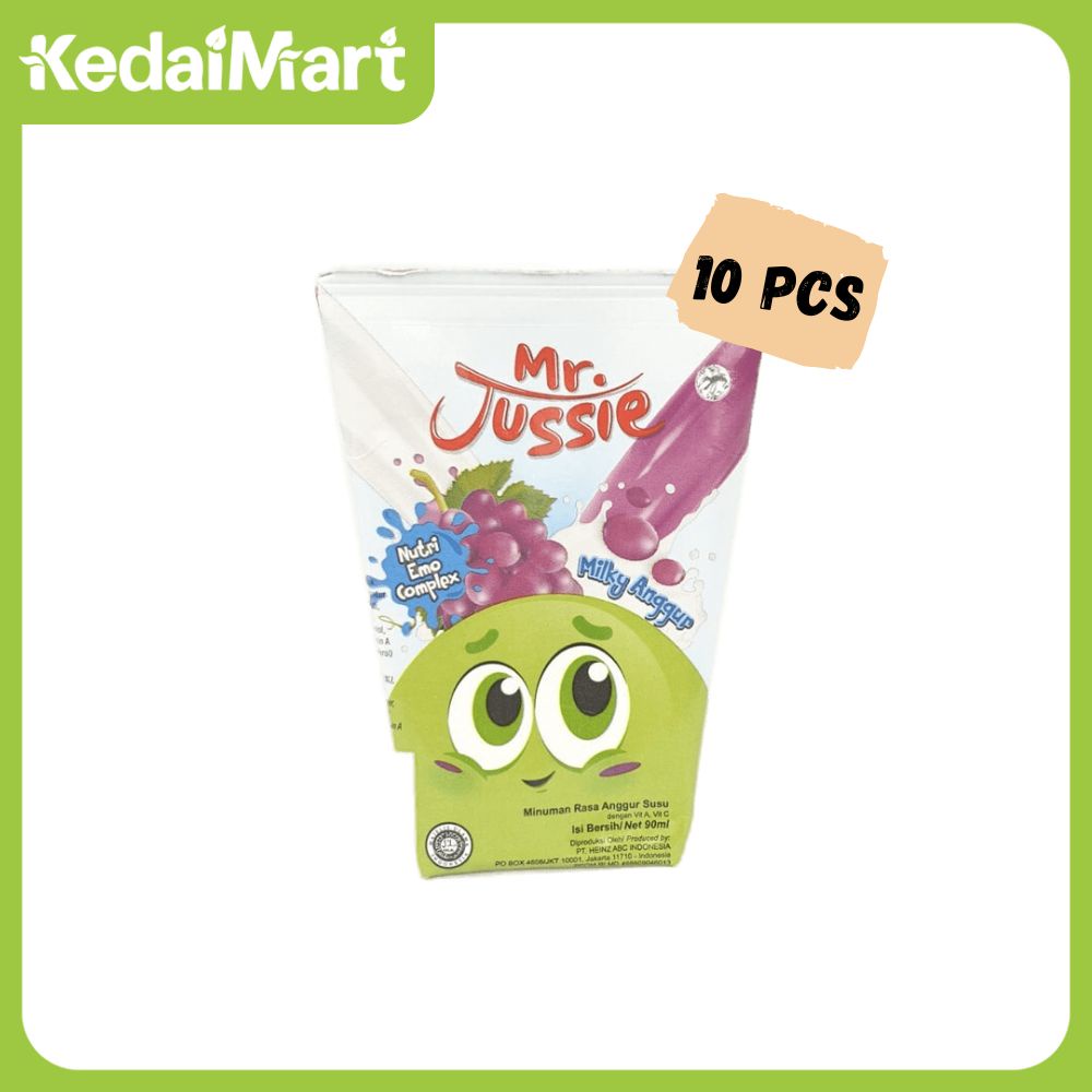 

KM Paket ABC Mr Jussie Milky Anggur 90 ml 1 x 10