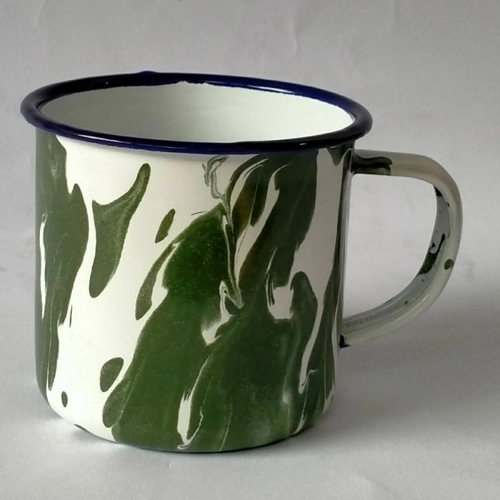 Cangkir Mug Enamel Seng Jadul Blirik 7 cm Satuan/Ecer