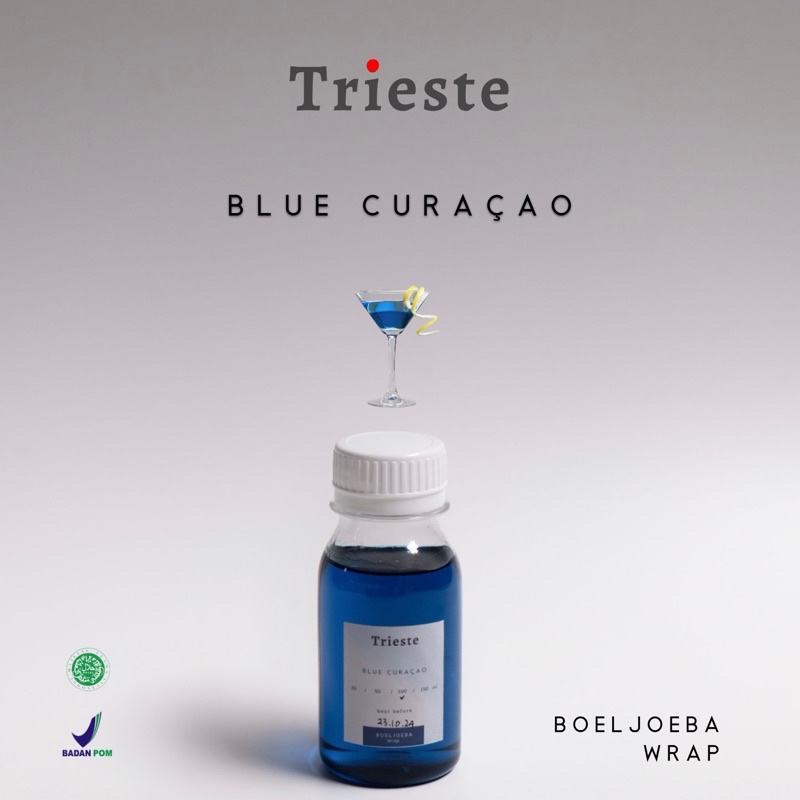 Trieste Blue Curaçao Syrup Repack [30, 50, 100] g