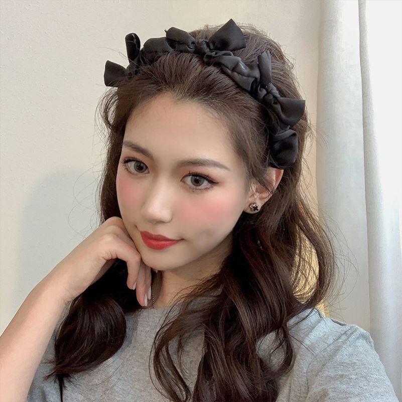 KOREAN RIBBON HEADBAND BANDO KAIN SIMPUL KOREA PITA BANDANA RAMBUT KOREAN WANITA AKSESORIS HAIRBAND HEADBAND ACCESSORIES KAIN PITA SIMPUL