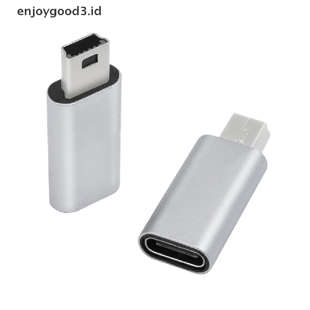 【 Rready Stock 】 Universal OTG Mini 5 Pin USB Adapter Data Transfer Connector for MP3 （ ID ）