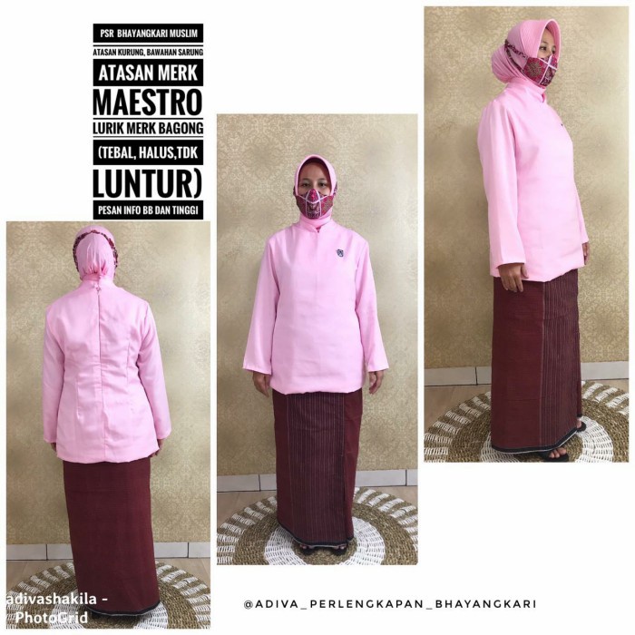 pStore88 - PSR BHAYANGKARI MUSLIM BAJU KURUNG 3939