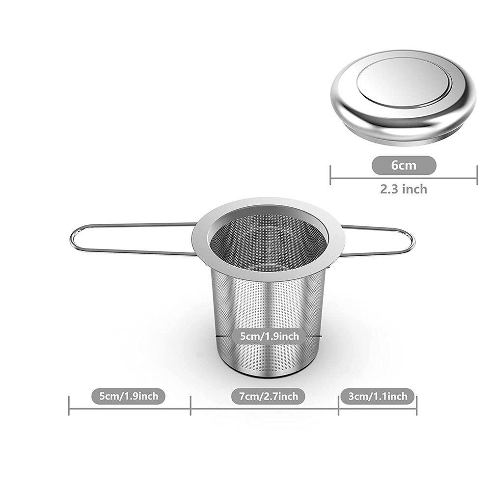 [Elegan] Tea Infuser Kitchen Cups Diffuser Fine Mesh Stainless Steel Herb Filter