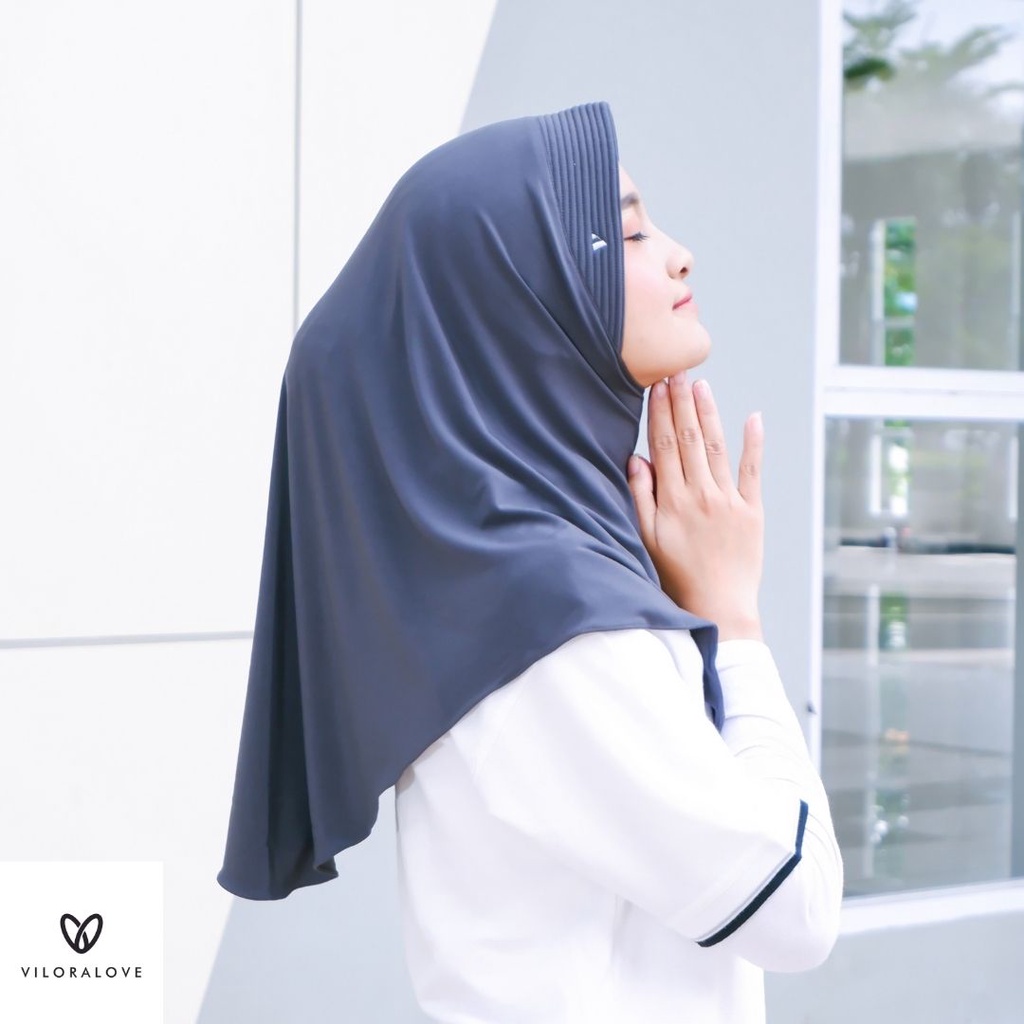 VILORALOVE SPORT  VOLI KERUDUNG JILBAB BERGO JERSEY PREMIUM