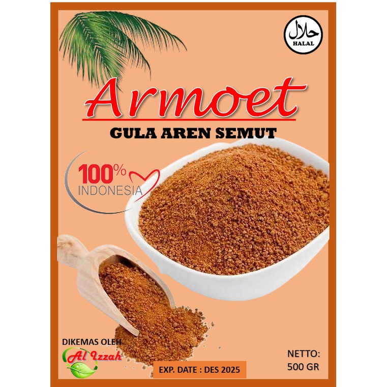 

Gula Aren Bubuk Asli Grade A 500gr Gula Aren Semut Brown Sugar Asli Palm Sugar