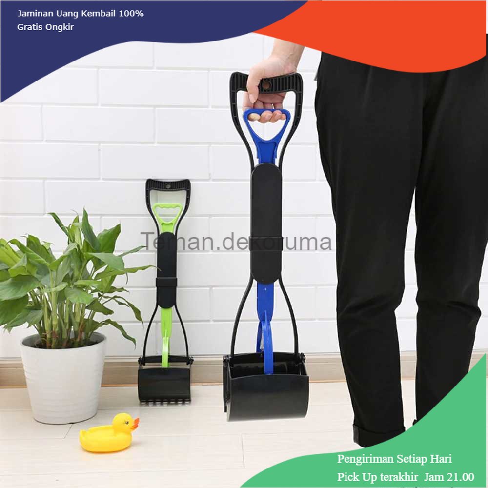 TD - KBN OWBOB Sekop Genggam Long Handle Pet Poop Scooper Cleaner 60cm - A11710