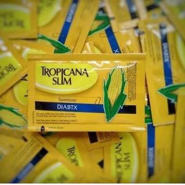 

Model terbaru TROPICANA SLIM SWEETENER DIABTX / REPACK 10, 20, 50 SACHET WEI