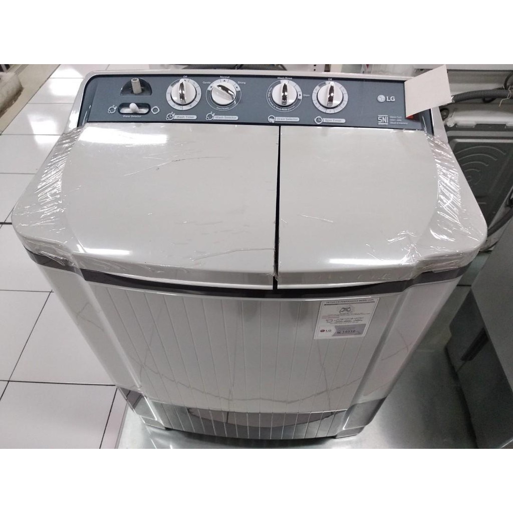 Mesin Cuci 2 Tabung LG P8000N Low Watt Cuci dan Pengering 8 KG