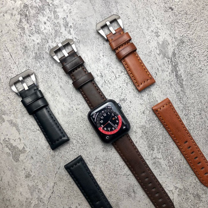 STRAP VOYAGE KULIT ASLI HANDMADE ORIGINAL LEATHER APPLE WATCH 1 2 3 4 5 6 7 8 9 ULTRA SE 38mm 42mm 4