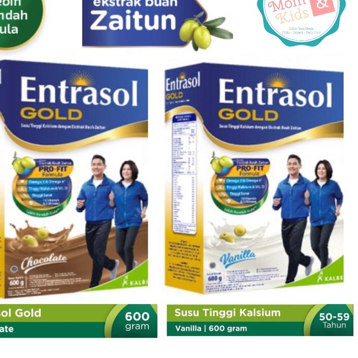 

➵ Entrasol Gold Vanila & Coklat 600 gram ۝