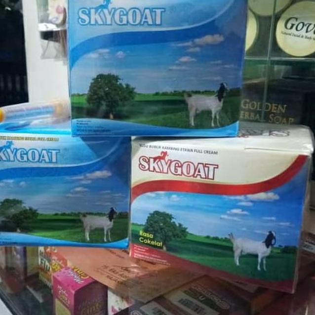 

Import Terlaris SKYGOAT Susu Kambing Etawa MURNI Original BPOM SKY GOAT COKLAT VANILA !!!