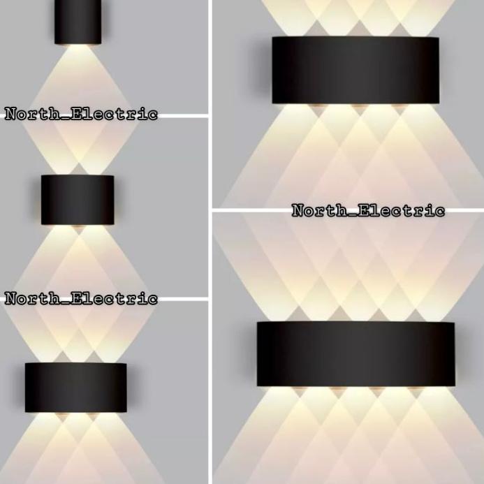 Paling Murah Lampu Dinding Taman Minimalis 2.Arah / LED Wall Light Outdoor / Lampu Dinding Minimalis