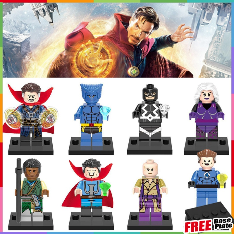 Dokter Aneh Minifigures Baron Mordo Clea Blackagar Boltagon Super Heros Kuno One Marvel Mainan Angka Mini