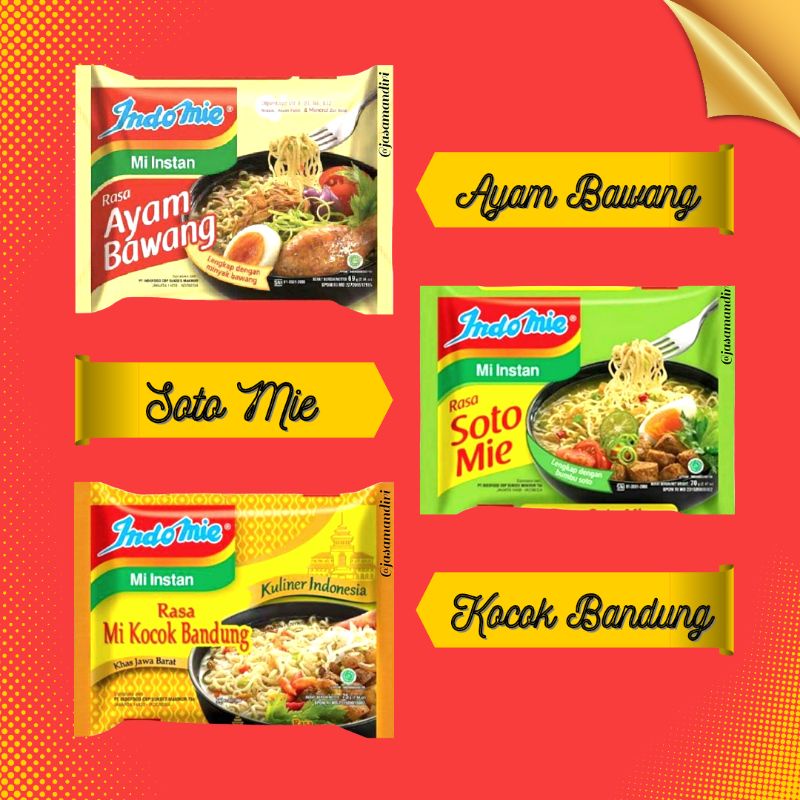 

Indomie Mie Instan Kuah All Varian