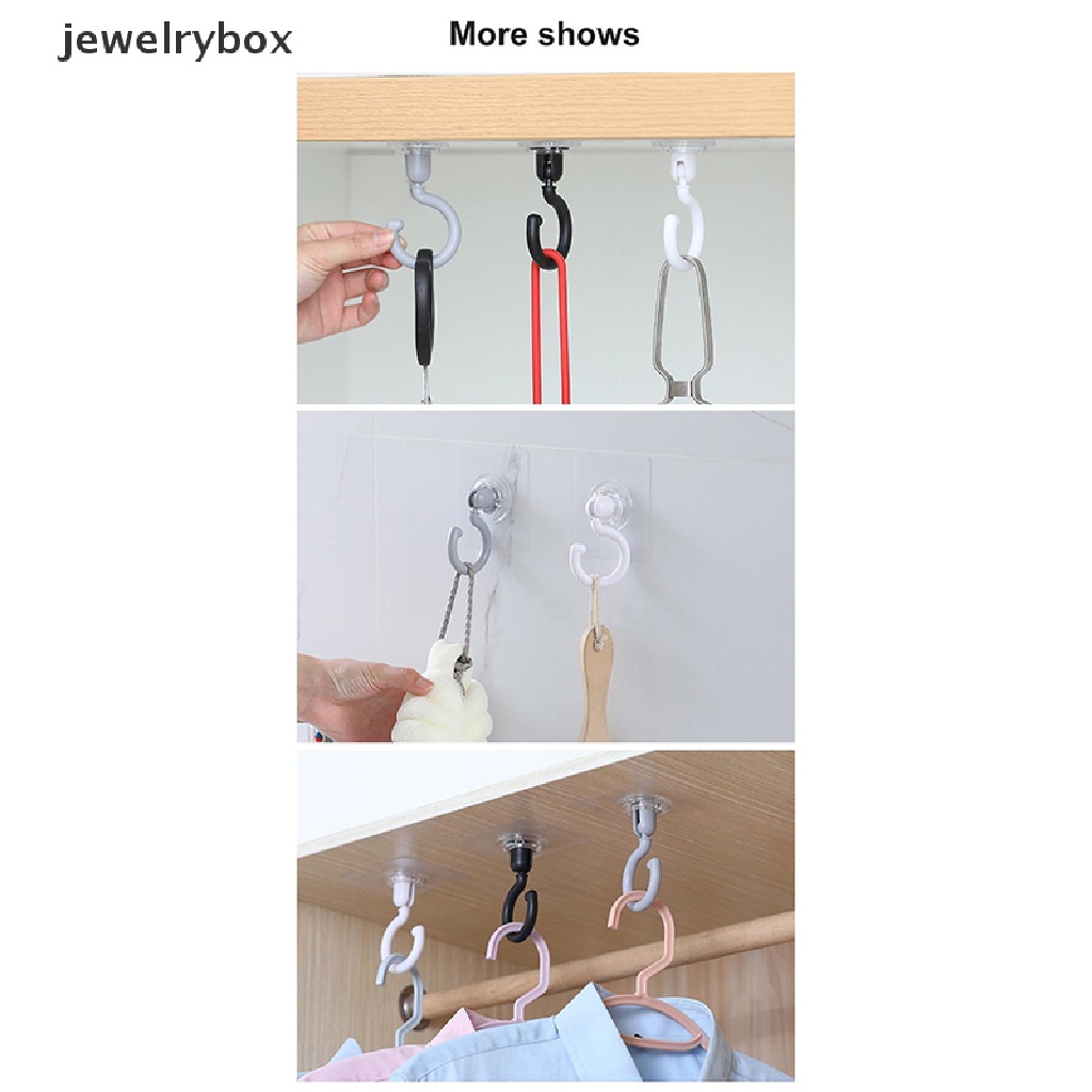 [jewelrybox] Hook Rotary Plafon Kait Kuat Kait Perekat Rumah Tangga Dapur Butik