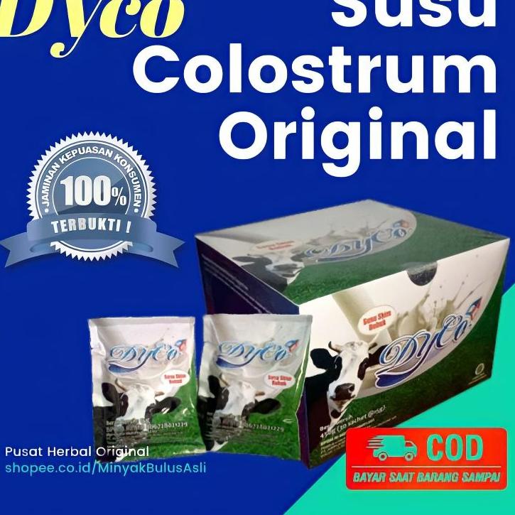 

✦ [100% ASLI] 31 Sachet Dyco Susu Colostrum Original Jaminan Mutu ☆