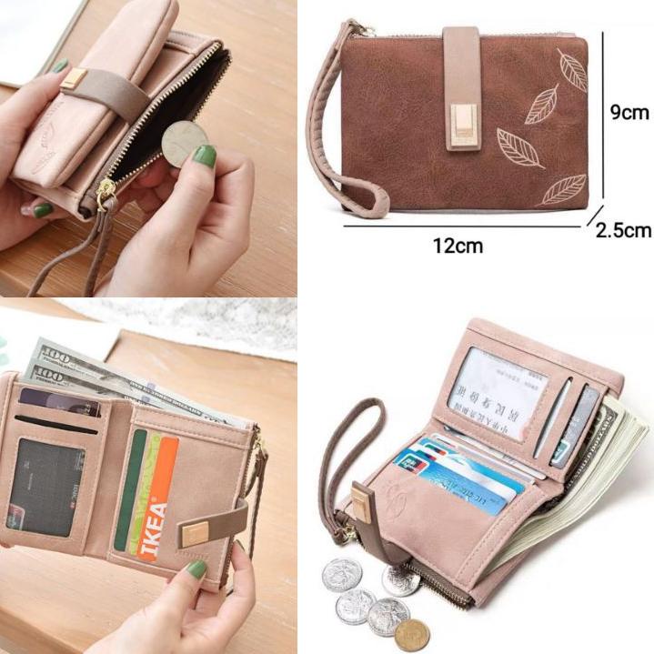 ZKA640 Prettyzys - ORI - LAURA SMALL WALLET - Dompet wanita - Dompet pendek - Dompet kartu ||