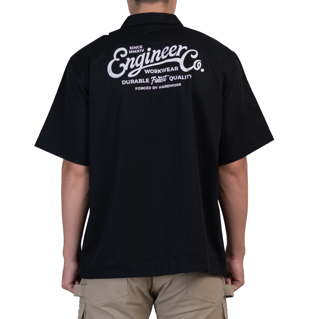 WORKSHIRT GRAPHICS KEMEJA KERJA LAPANGAN LENGAN PENDEK BY ENGINEER WORKWEAR