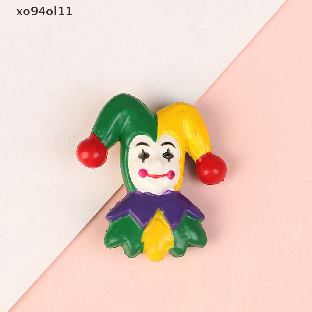 Xo 1Pc 1: 12rumah Boneka Miniatur Model Badut Desktop Ornamen Lanskap Mikro Home Living Scene Decor Mainan Aksesoris Rumah Boneka OL