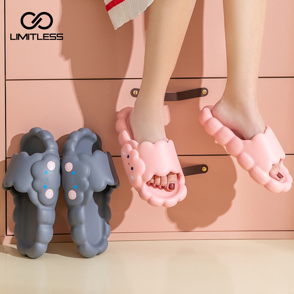 Sandal Awan Anak Perempuan Couple Hingga Dewasa Sendal Rumah Wanita Cloud Empuk Sandal Wanita Awan Karakter