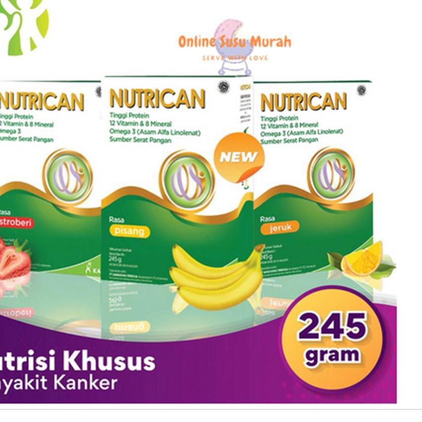 

♥ NUTRICAN SUSU TINGGI PROTEIN KHUSUS PASIEN KANKER 245 GRAM ❅