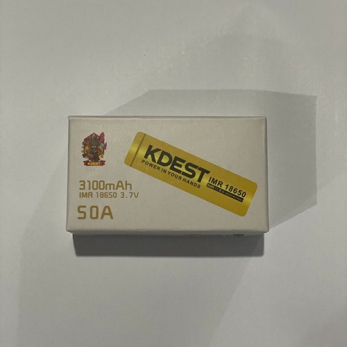 BATERAI KDEST 18650 3100 MAH 50A AUTHENTIC