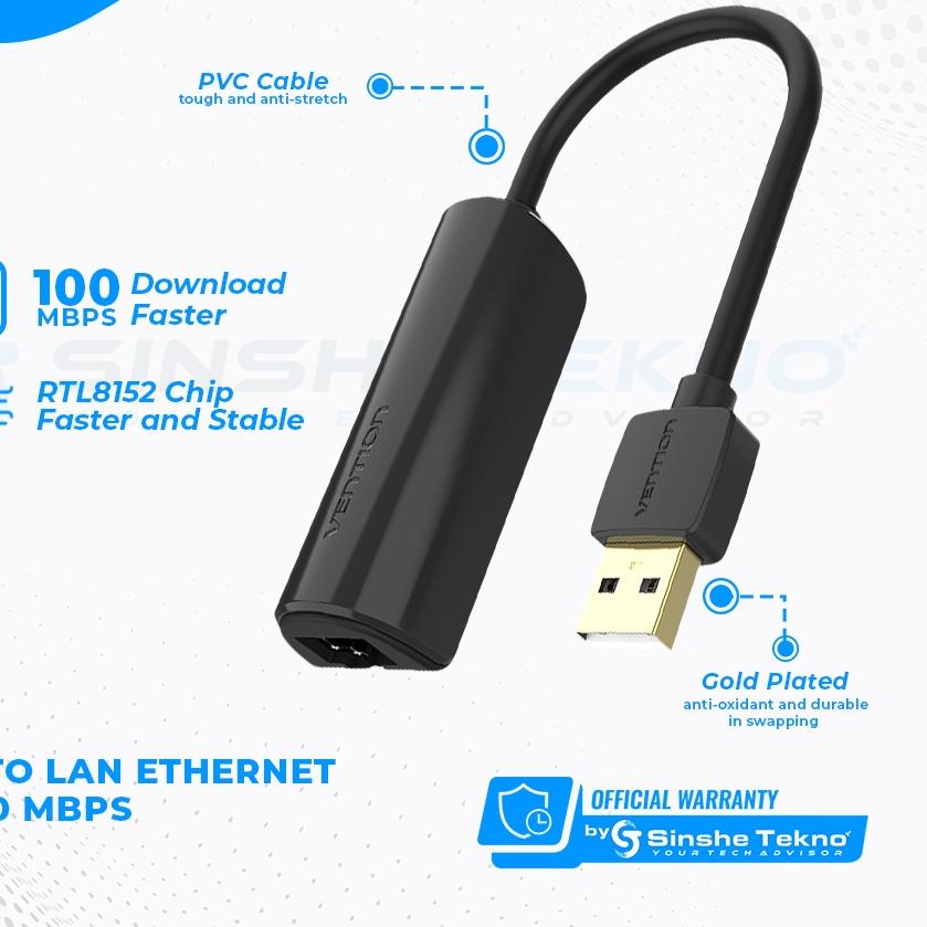 ➵ Vention USB to LAN Rj45 Ethernet Adapter High Speed For Mac  ►