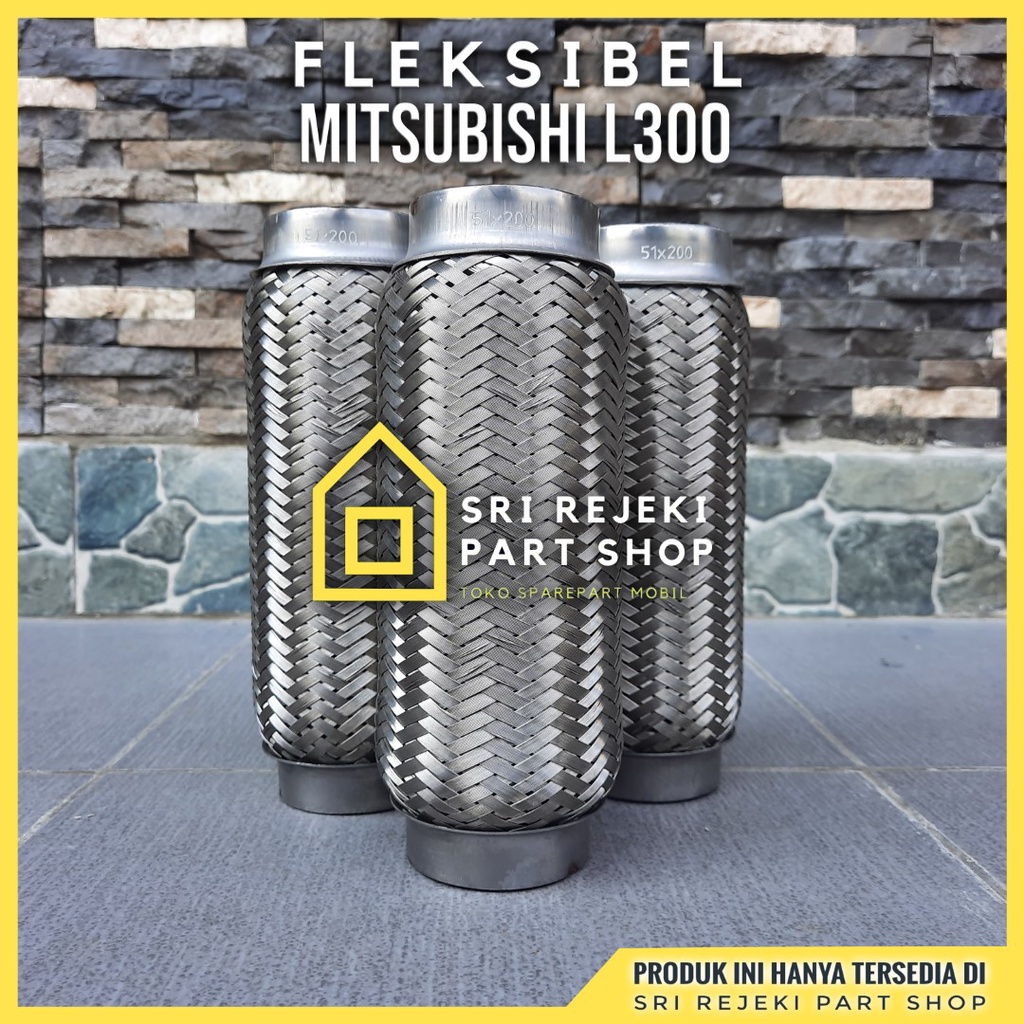 Fleksibel Knalpot Mitsubishi L300 Solar / Bensin [ Bisa Bunyi Ngirr ] Peredam Getaran Kenalpot