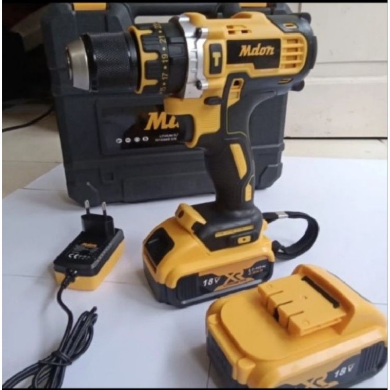 Cordless Impact Drill Mdon 18 TS - Mesin Bor Baterai Bor Beton