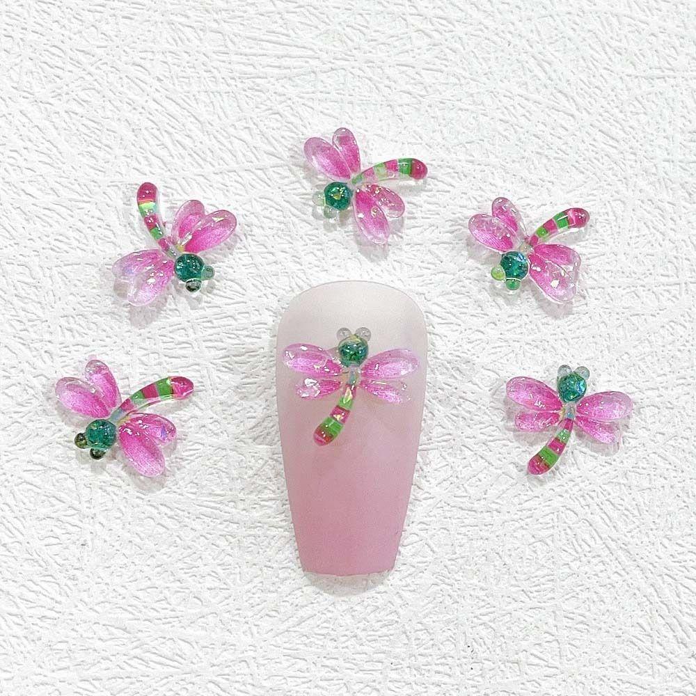 AUGUSTINA Agustina Kartun Dekorasi Kuku Wanita Fashion Hewan Manicure Aksesoris Hiasan Kuku 3D Nail Drills Nail Jewelry