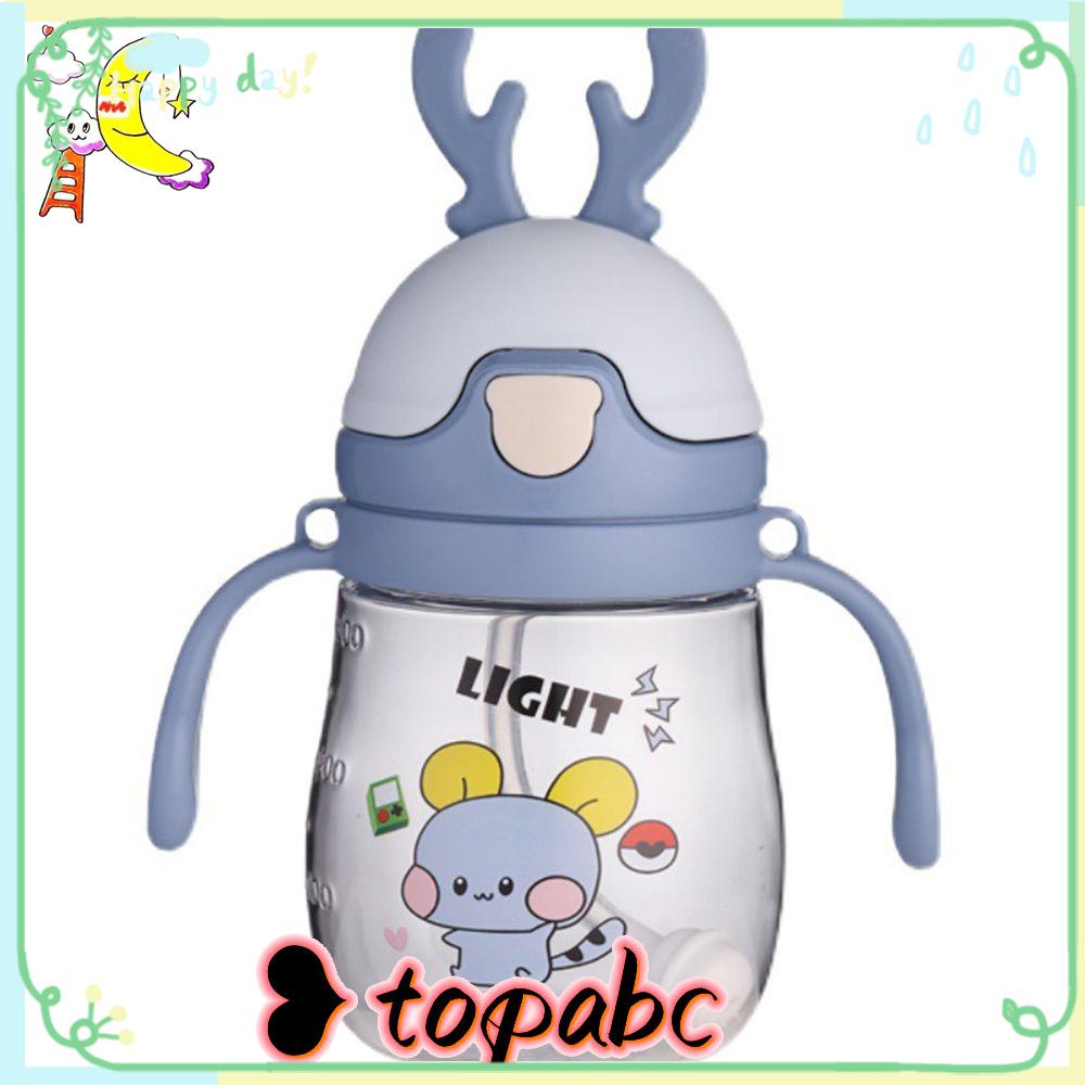 Top Gelas Makan Bayi Anak Anak Travel Portable Anti Bocor Water Cup