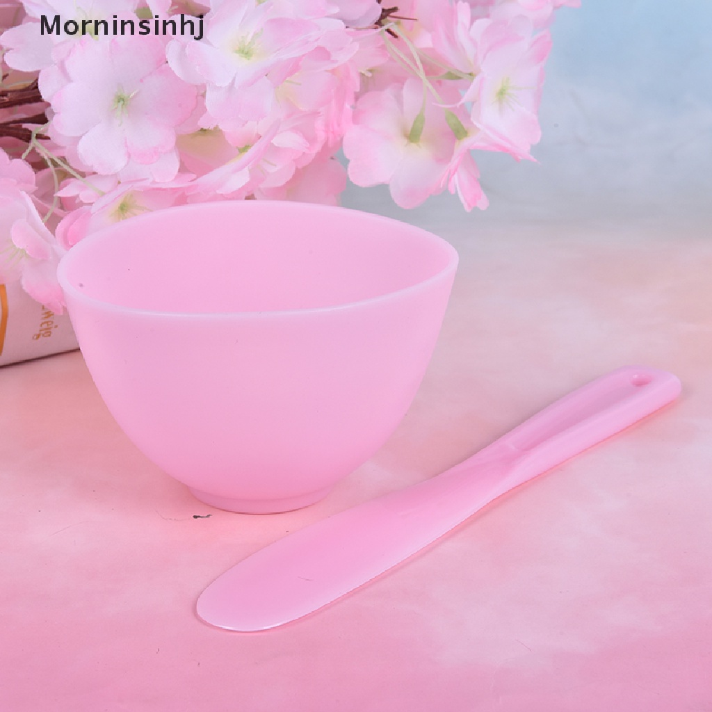 Mornin 2pcs /set Aksesoris Silikon Mixing Bowl Stirring Rod Alat Wajah Rumah id