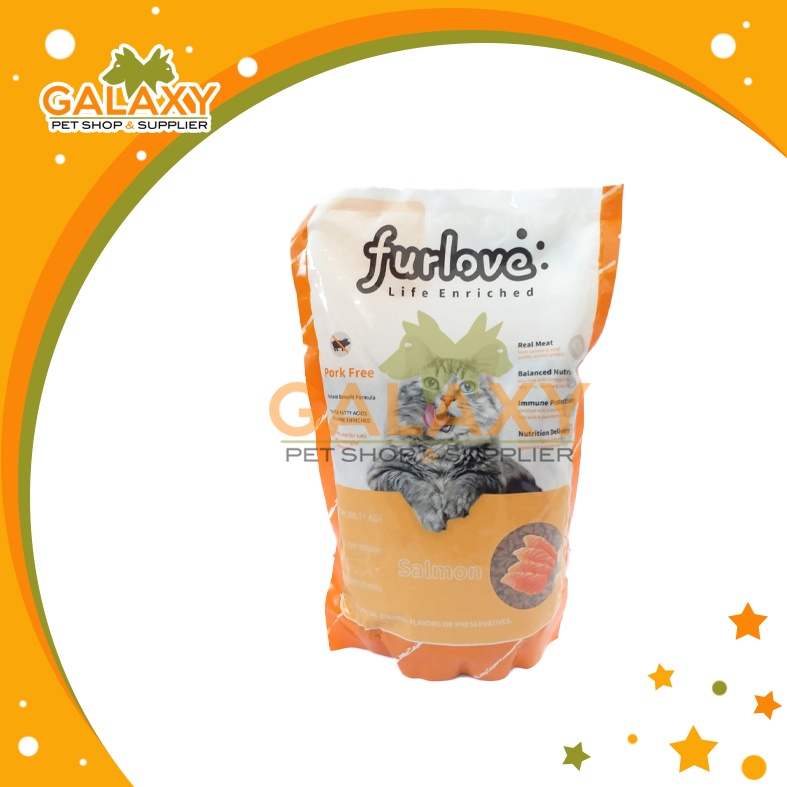 

Nycyta Home Furlove Adult Cat Food 1Kg - Makanan Kucing Dewasa All Life Stages