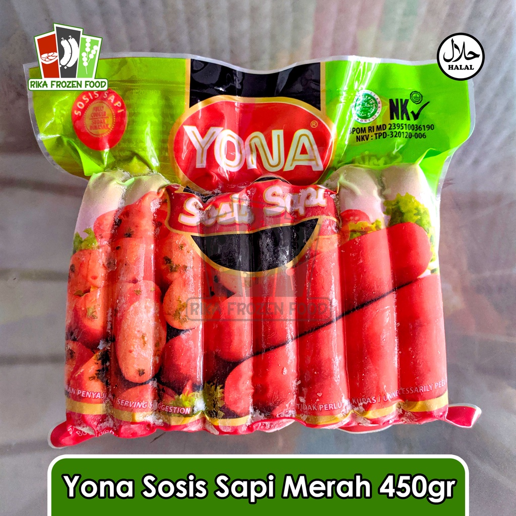 

Yona Sosis Sapi Merah 450 gr