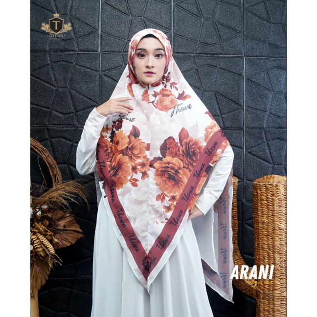 hijab printing / khimar arani thewa / jilbab instan motif / khimar printing / hijab syar'i printing 