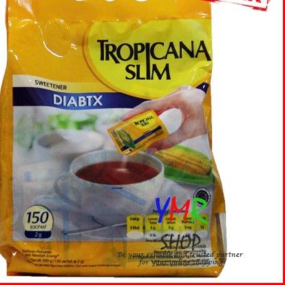 

➴ Gula Tropicana Slim Diabtx Sweetener Jagung Diet 150 Sachet Halal ♕