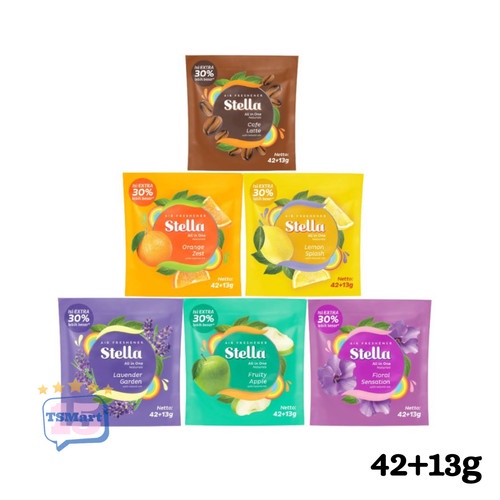 Stella Gantung 100 % Original Pengharum Ruangan Tahan Lama / Pewangi Mobil Lemari Refill Stella Air 