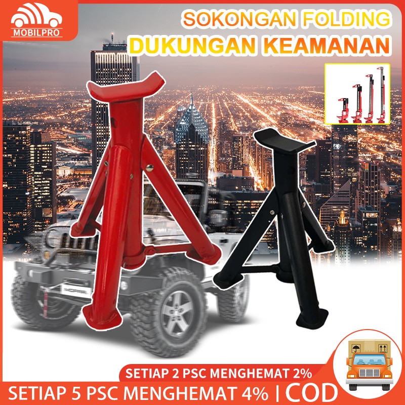 Jack Stand 3 Ton 1 Set 2 Pcs Dongkrak Tahanan Mobil Merk Vitatools