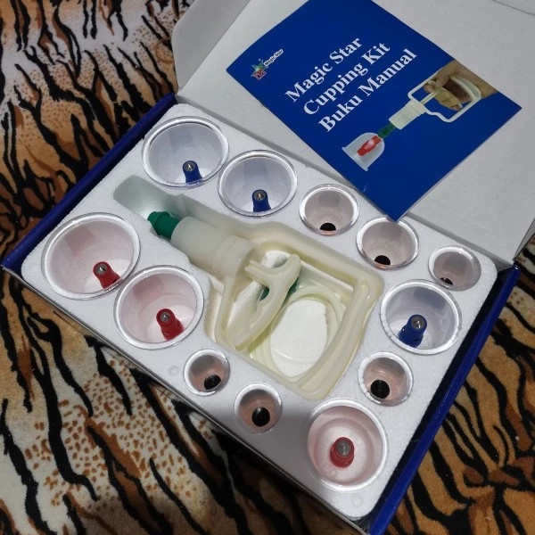 MagicStar Alat Bekam isi 12 / Kop Angin / Hijamah Cupping Therapy