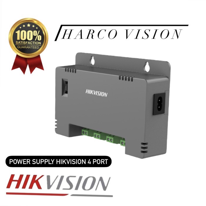 Terlaris Power Supply Hikvision 4 Kamera Adaptor Cctv 4 Kamera Hikvision Psu 4