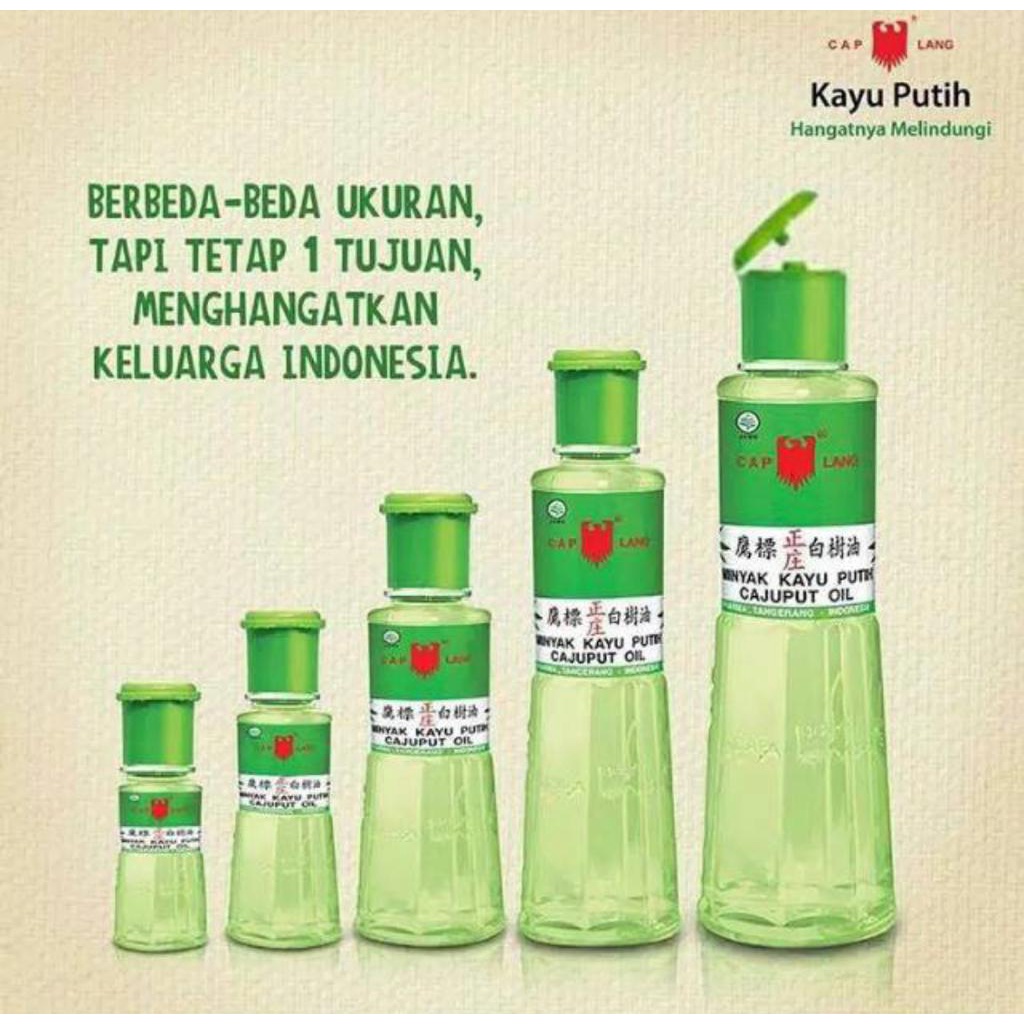 Minyak Kayu Putih Cap Lang Kayuputih CapLang  Cajuput Oil Cap Lang