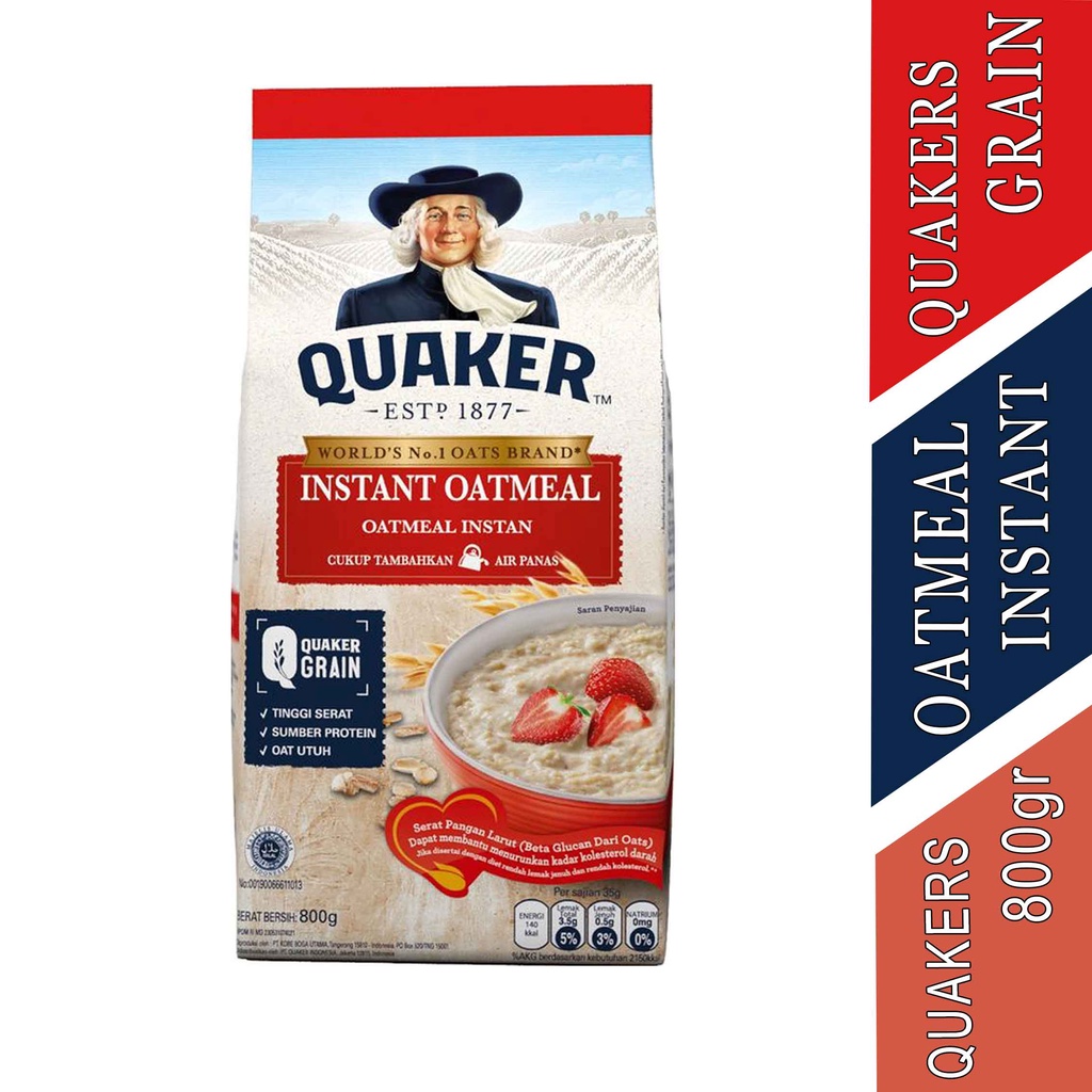 

QUAKER GRAIN- QUAKERS OATS INSTANT- OATMEAL 800g