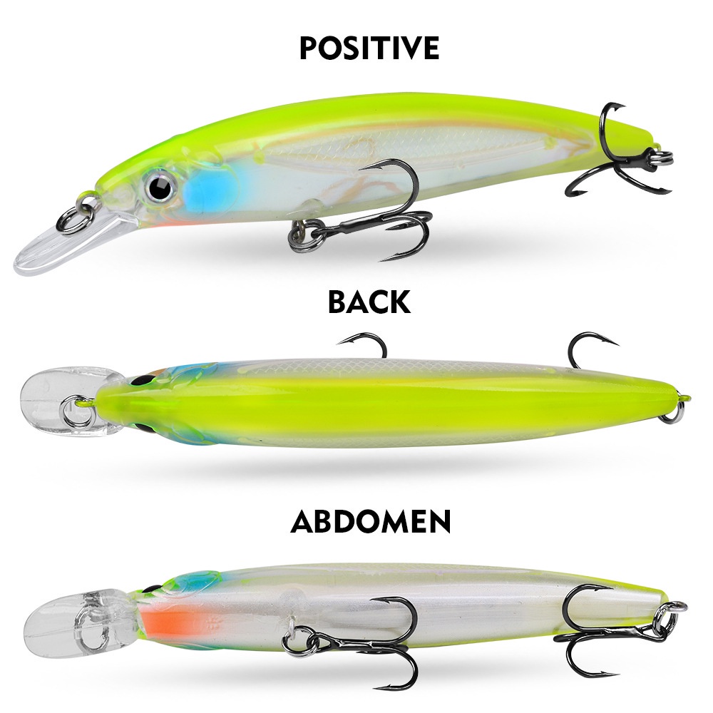 PROBEROS Umpan Pancing Lure Minnow 9cm/7g - 11cm/14g Luminous Bionic MN057