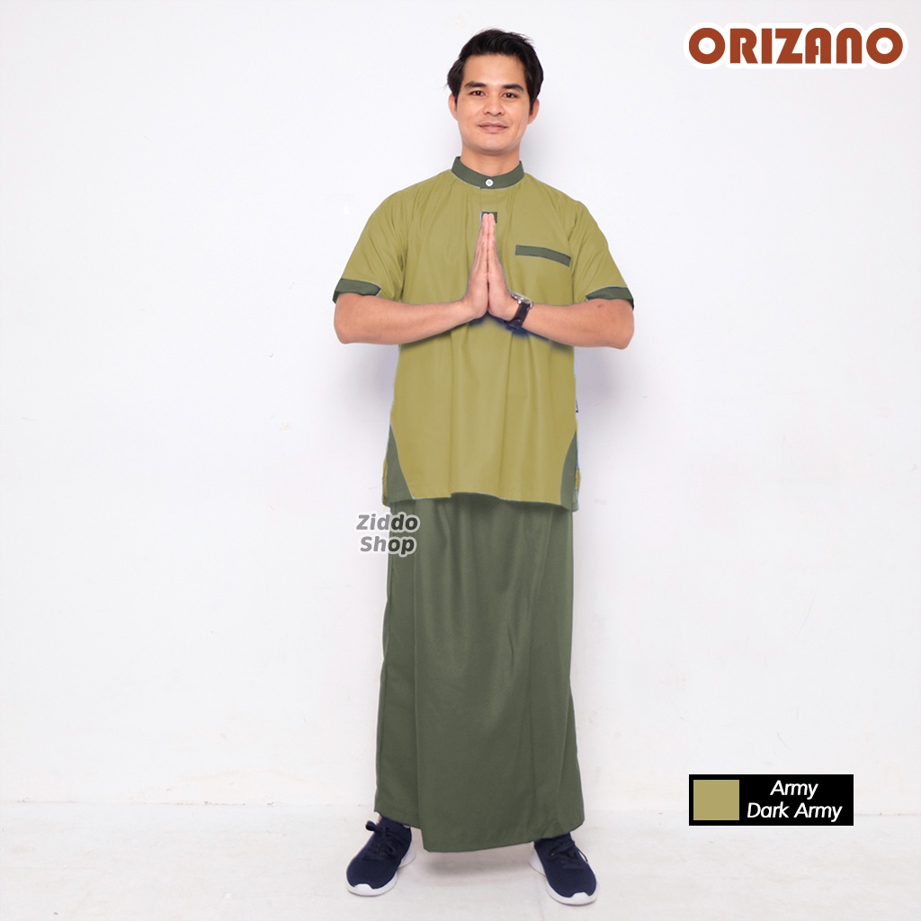 Set baju koko Dewasa laki laki setelan sarung celana sarkoci