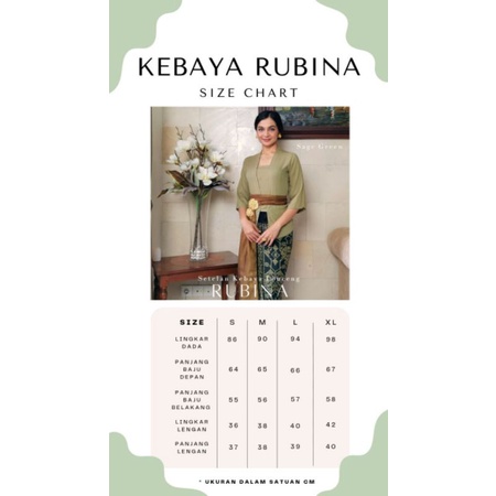 Setelan Kebaya Bali Lonceng Rubina