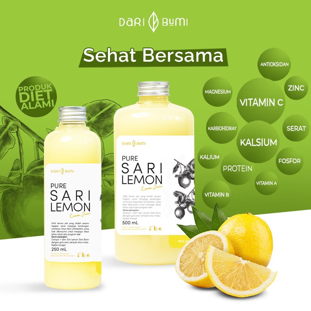 

TERBARU Sari Lemon Asli DARI BUMI 500 ml Pure Lemon Lokal Minuman Diet/Detox Premium