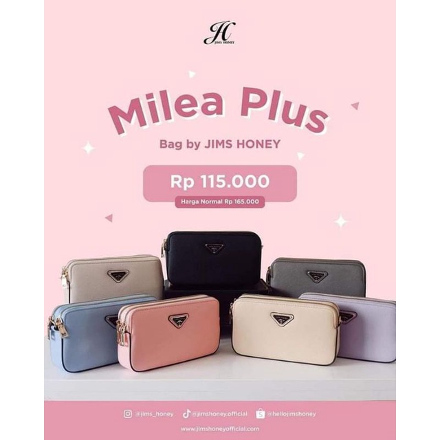 TAS WANITA - TAS SIMPLE - TAS MURAH - MILEA BAG ORIGINAL BRAND - JIMS HONEY - BRAND LOKAL