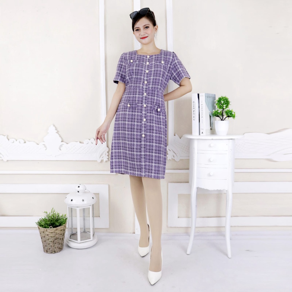 Dress 1251 Karung Kotak Fashion Wanita