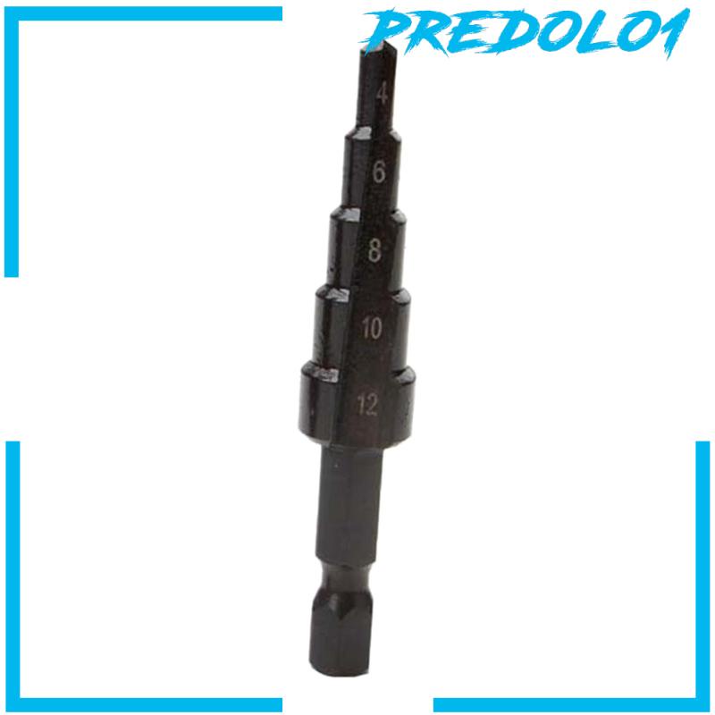 [Predolo1] Mata Bor Step Alur Lurus Drilling Power Tools Untuk Fibreglass Tembaga